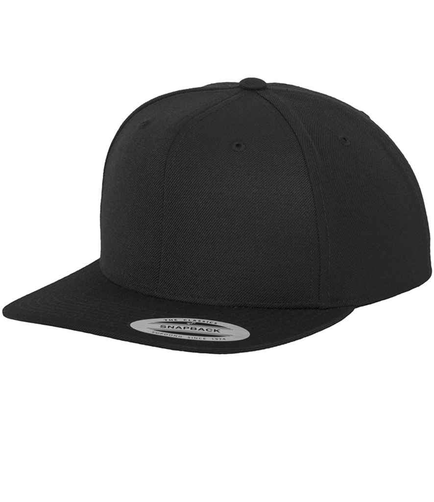 Flexfit Classic Snapback Cap - Black/Black
