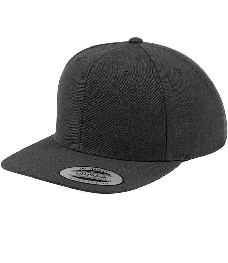 Flexfit Classic Snapback Cap - Dark Grey/Dark Grey