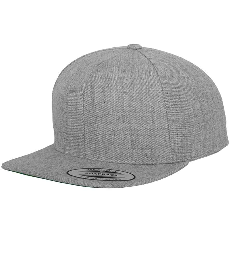 Flexfit Classic Snapback Cap - Heather Grey