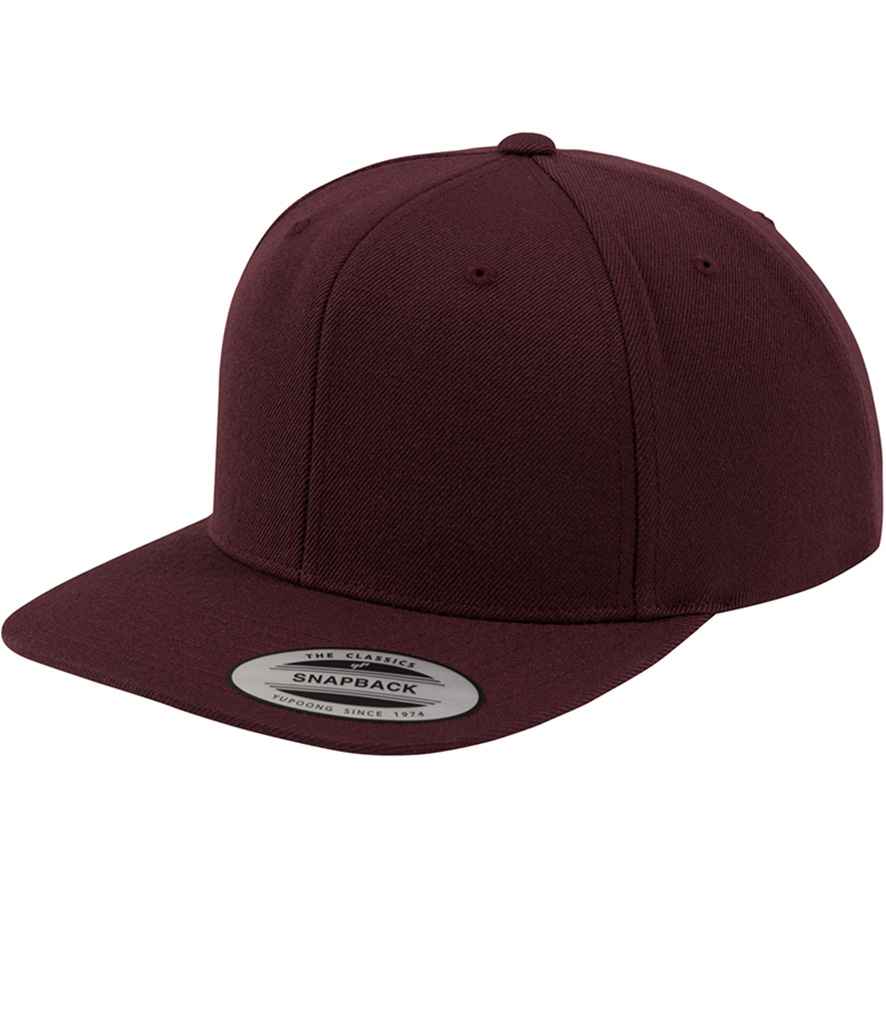 Flexfit Classic Snapback Cap - Maroon/Maroon