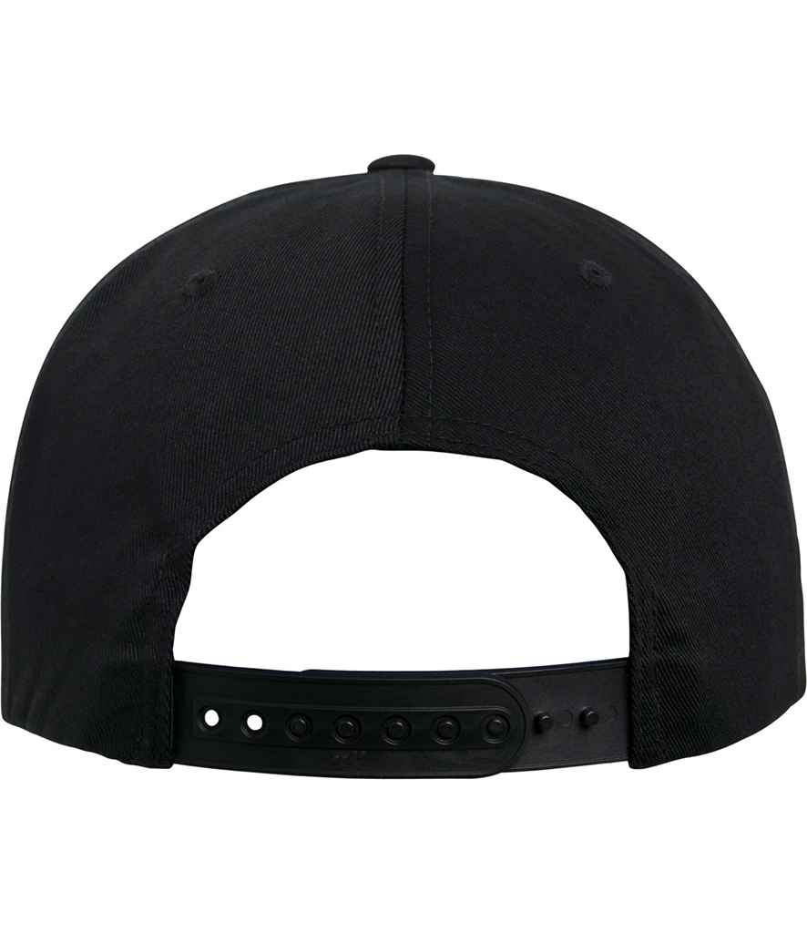Flexfit Cotton Snapback Cap - Black