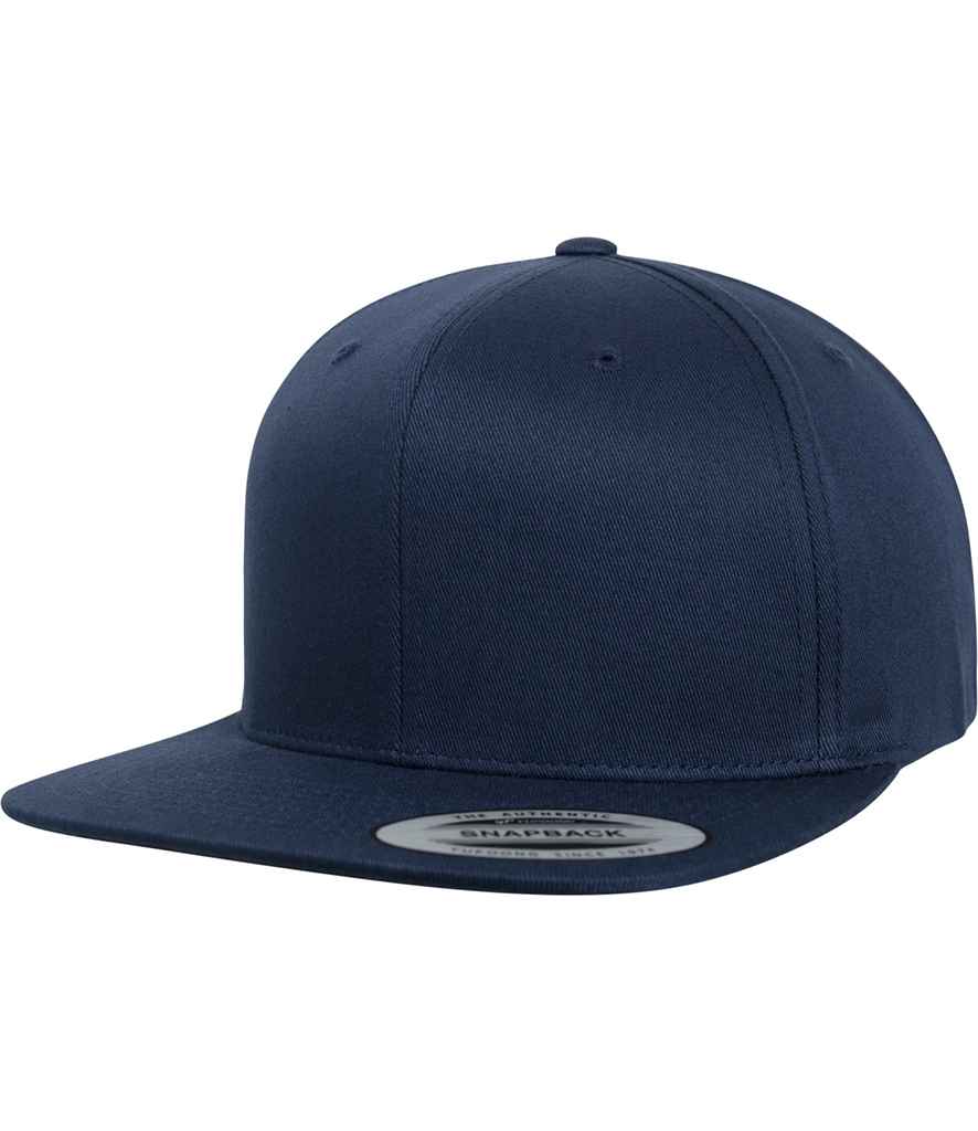 Flexfit Cotton Snapback Cap - Navy