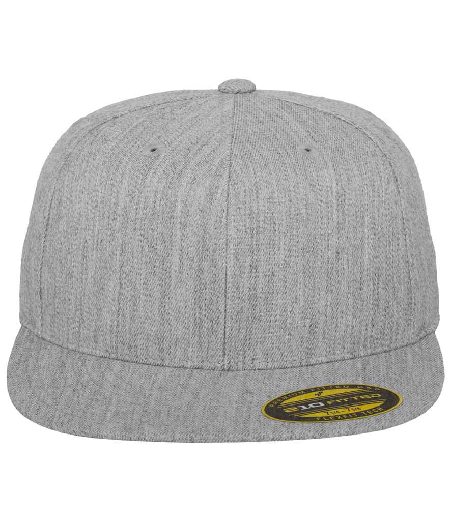 Flexfit Premium 210 Fitted Cap - Heather Grey