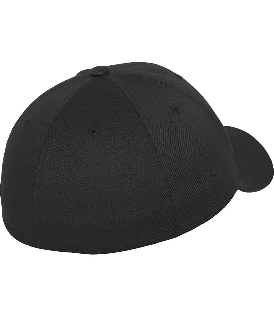 Flexfit Wooly Combed Cap - Black/Black