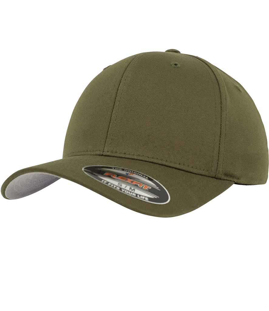 Flexfit Wooly Combed Cap - Olive Green