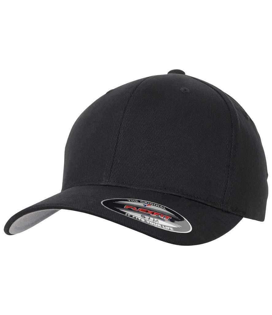 Flexfit Brushed Twill Cap - Black