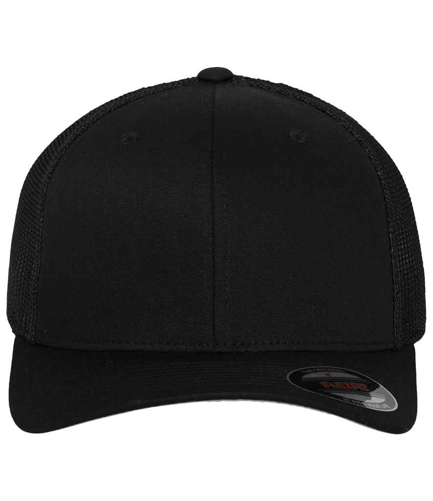 Flexfit Mesh Trucker Cap - Black