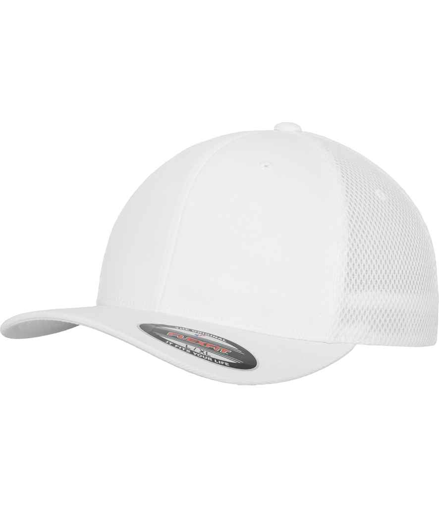 Flexfit Tactel Mesh Cap - White