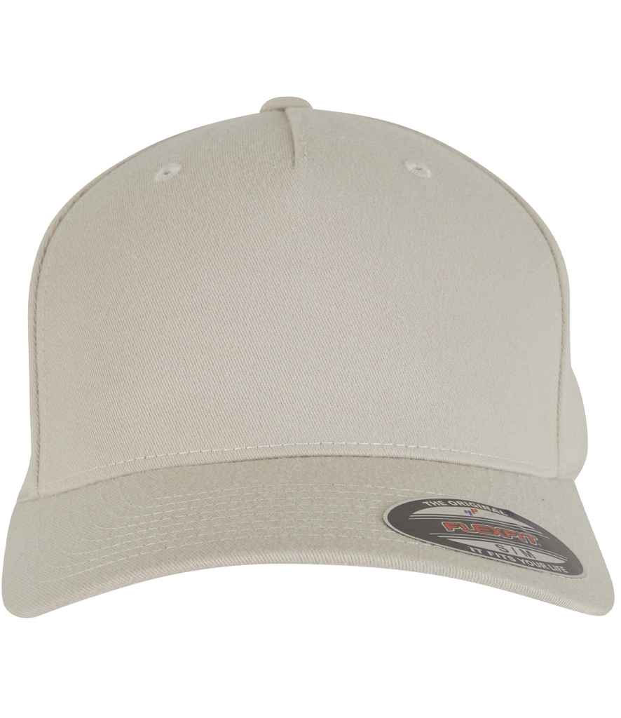 Flexfit 5 Panel Cap - Beige