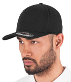 Flexfit 5 Panel Cap - Black