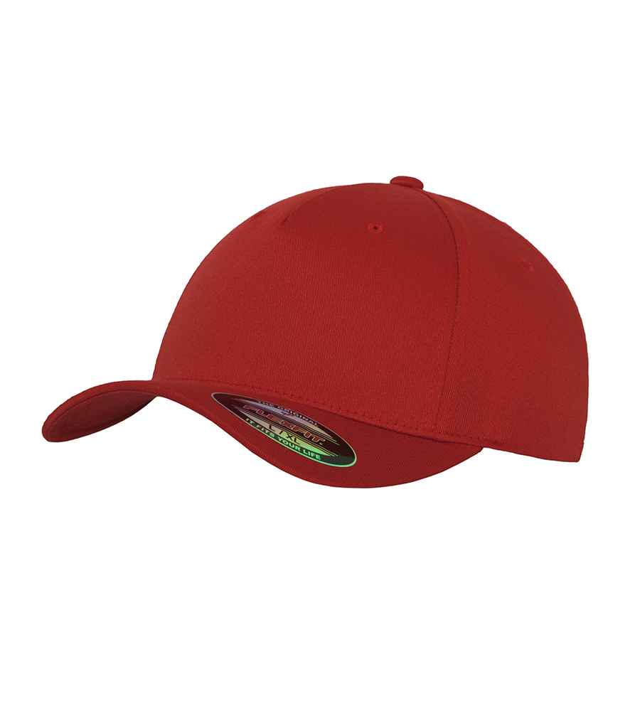Flexfit 5 Panel Cap - Red