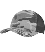 Flexfit Classic Camo Trucker Cap - Dark Camo/Black