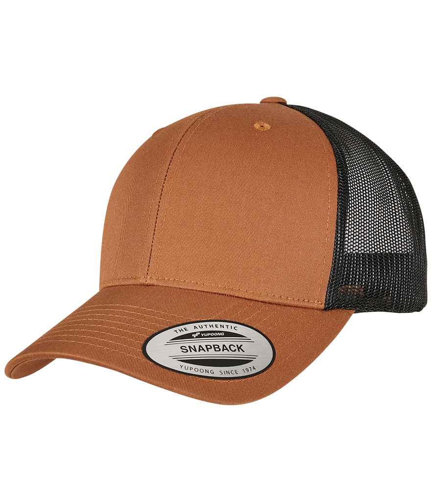 Flexfit Retro Trucker Two Tone Cap - Caramel/Black