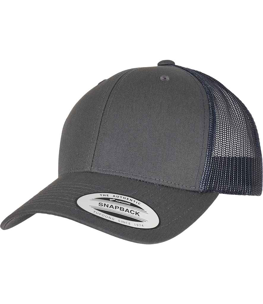 Flexfit Retro Trucker Two Tone Cap - Charcoal/Navy
