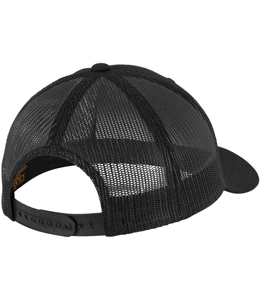 Flexfit Retro Trucker Cap - Black