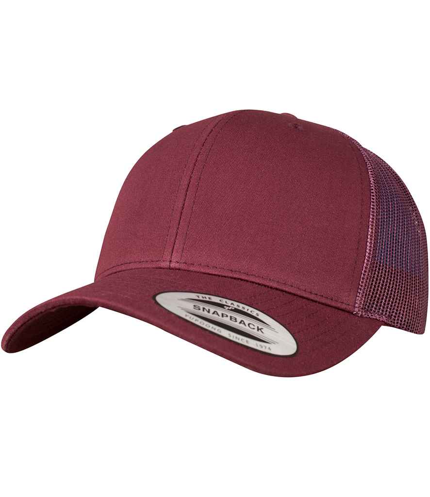 Flexfit Retro Trucker Cap - Maroon
