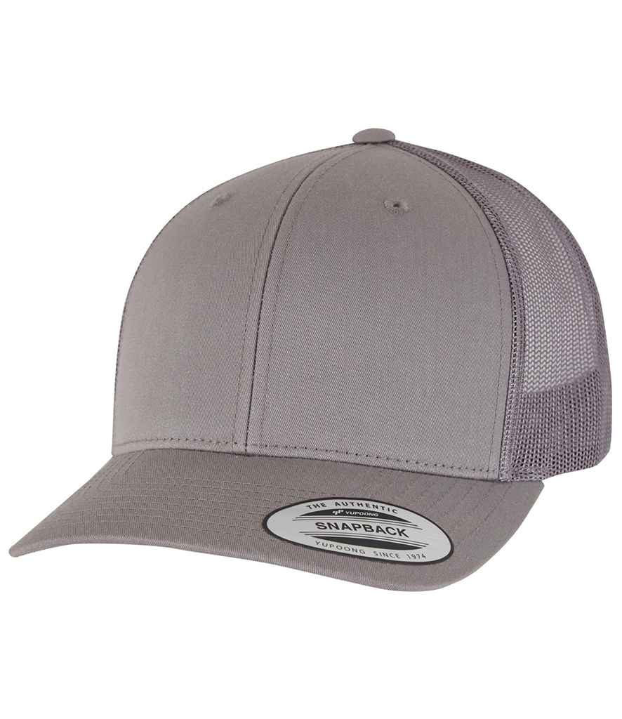 Flexfit Retro Trucker Cap - Steel Grey