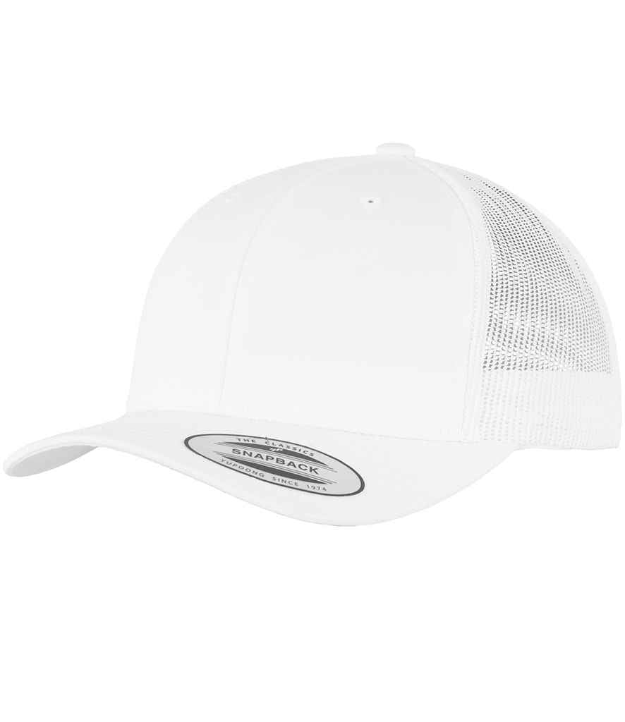 Flexfit Retro Trucker Cap - White