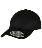 Flexfit 110 Curved Visor Snapback Cap - Black