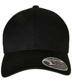 Flexfit 110 Curved Visor Snapback Cap - Black