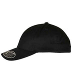 Flexfit 110 Curved Visor Snapback Cap - Black