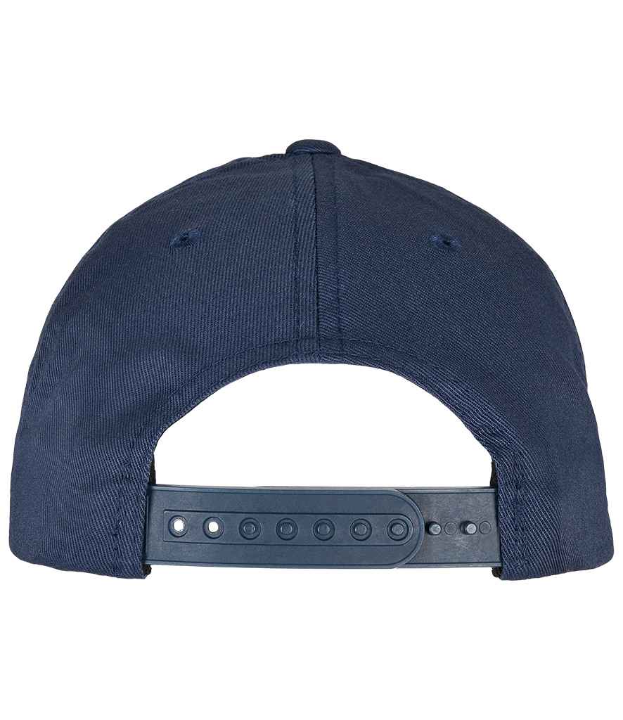 Flexfit 110 Curved Visor Snapback Cap - Navy
