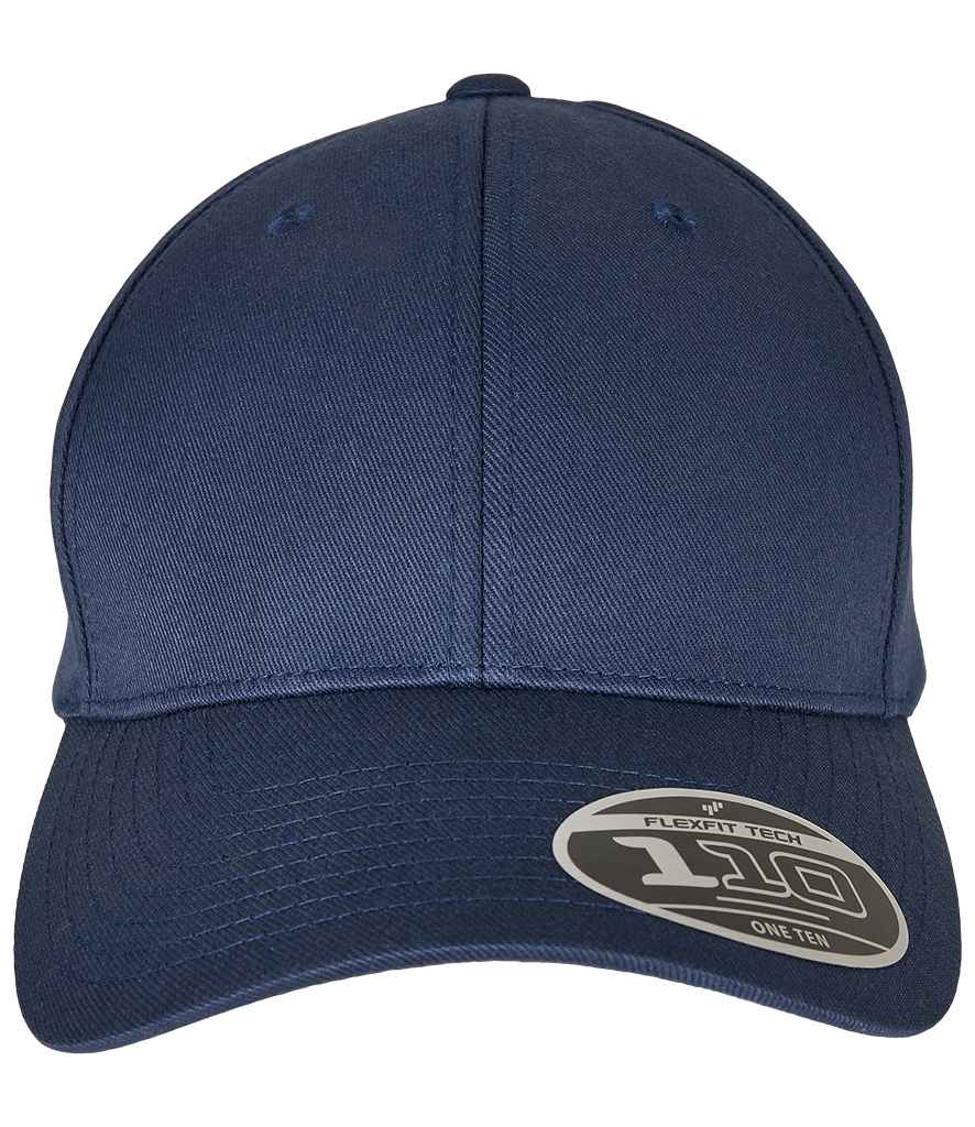 Flexfit 110 Curved Visor Snapback Cap - Navy