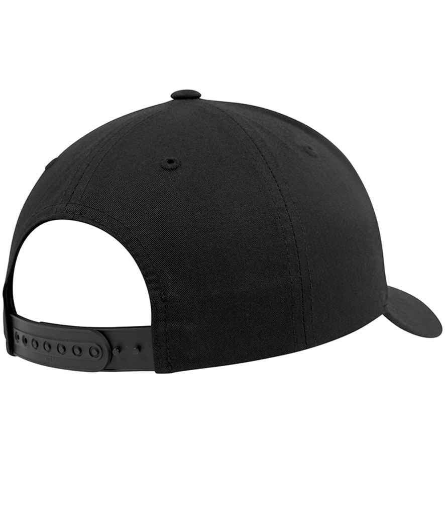 Flexfit Curved Classic Snapback Cap - Black