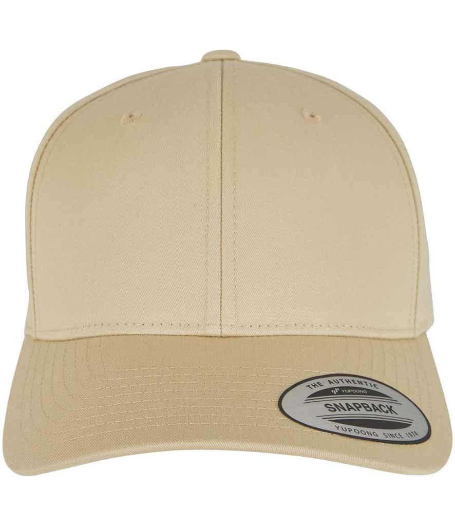 Flexfit Curved Classic Snapback Cap - Gold