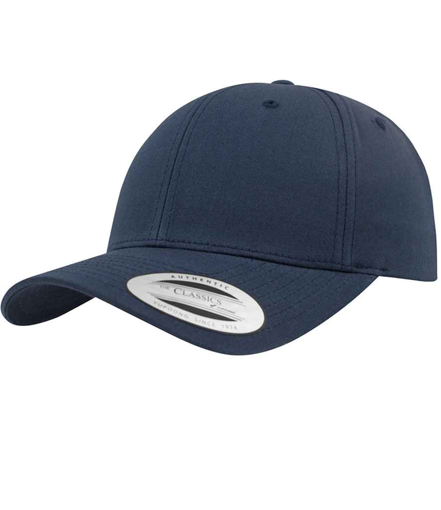 Flexfit Curved Classic Snapback Cap - Navy