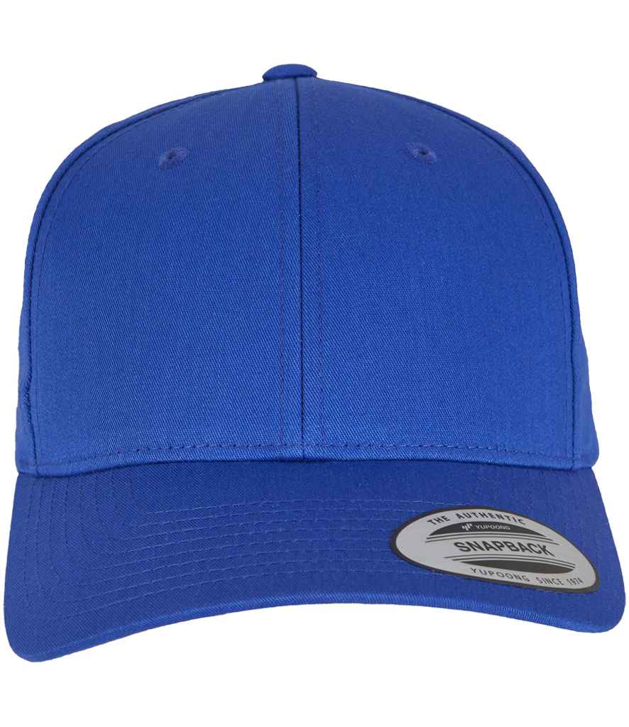 Flexfit Curved Classic Snapback Cap - Royal Blue