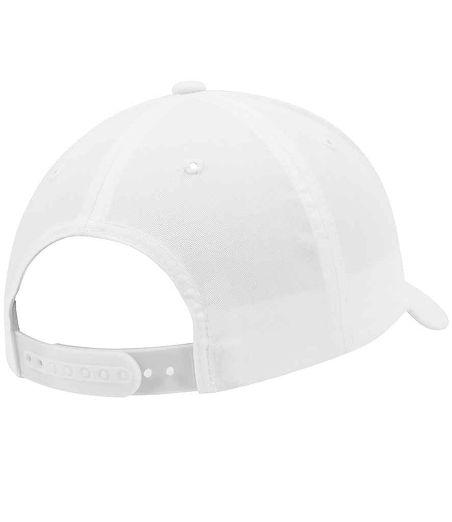 Flexfit Curved Classic Snapback Cap - White