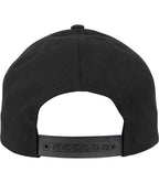 Flexfit 5 Panel Curved Classic Snapback Cap - Black