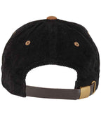 Flexfit Corduroy Suade Cap - Black/Caramel
