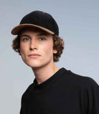 Flexfit Corduroy Suade Cap - Black/Caramel