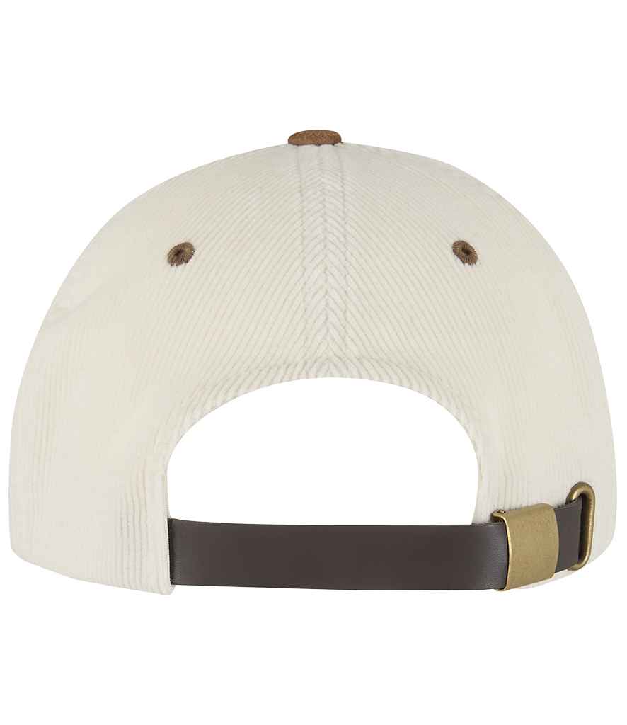 Flexfit Corduroy Suade Cap - Cream/Caramel