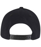 Flexfit 110 Curved Snapback Cap - Black