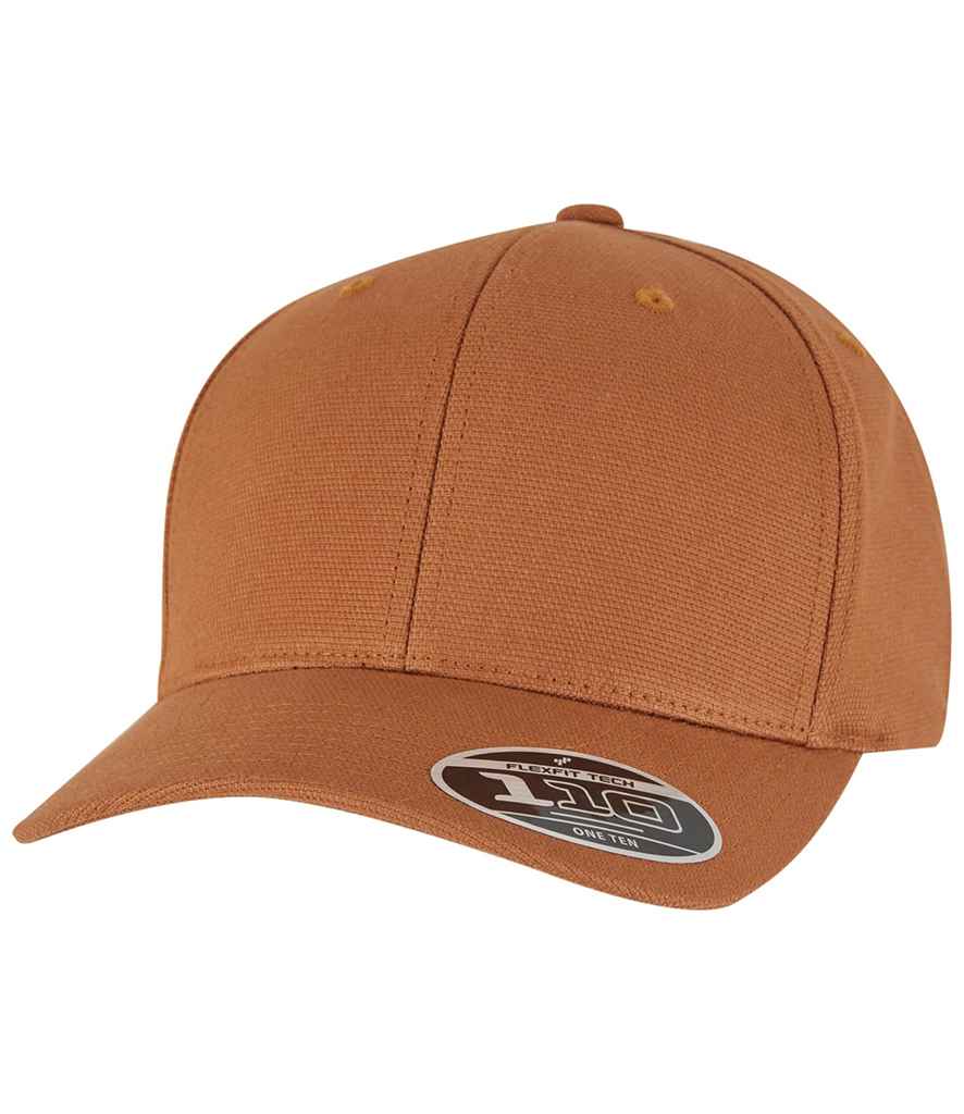Flexfit 110 Curved Snapback Cap - Brown