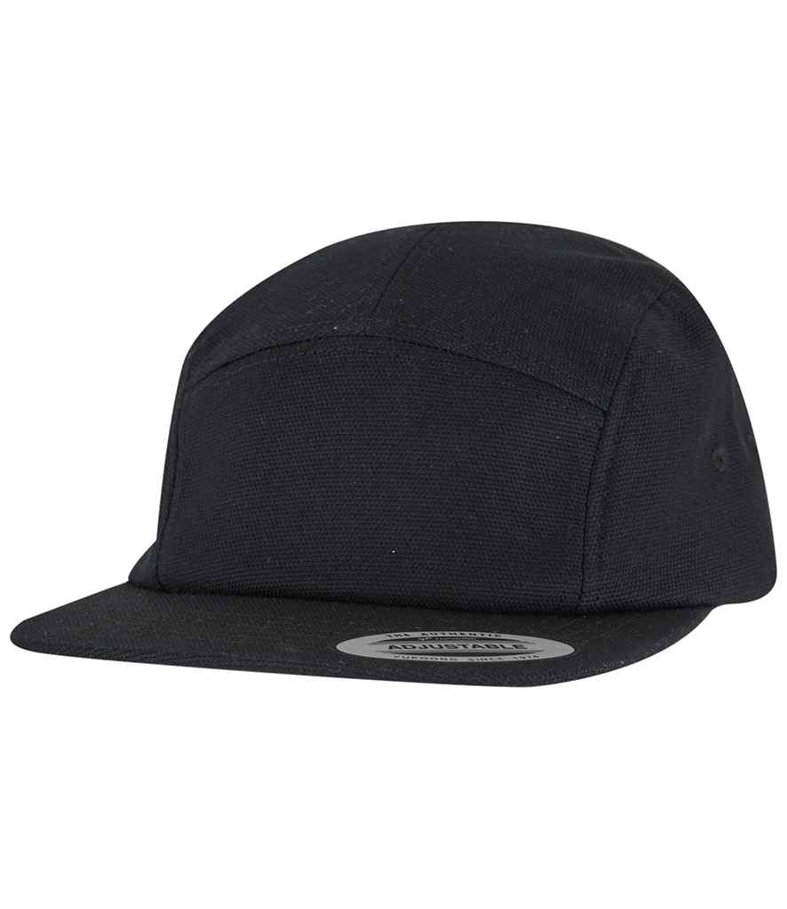 Flexfit Jockey Canvas Cap - Black