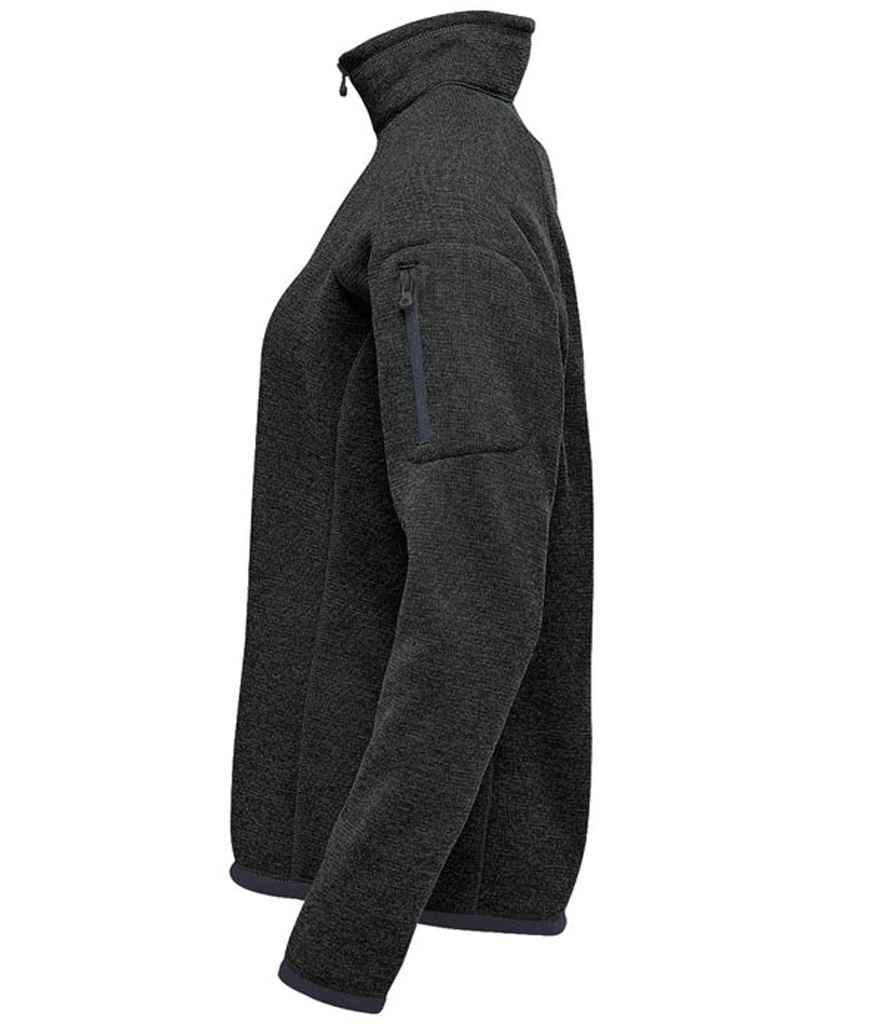 Stormtech Ladies Avalante 1/4 Zip Fleece - Black Heather