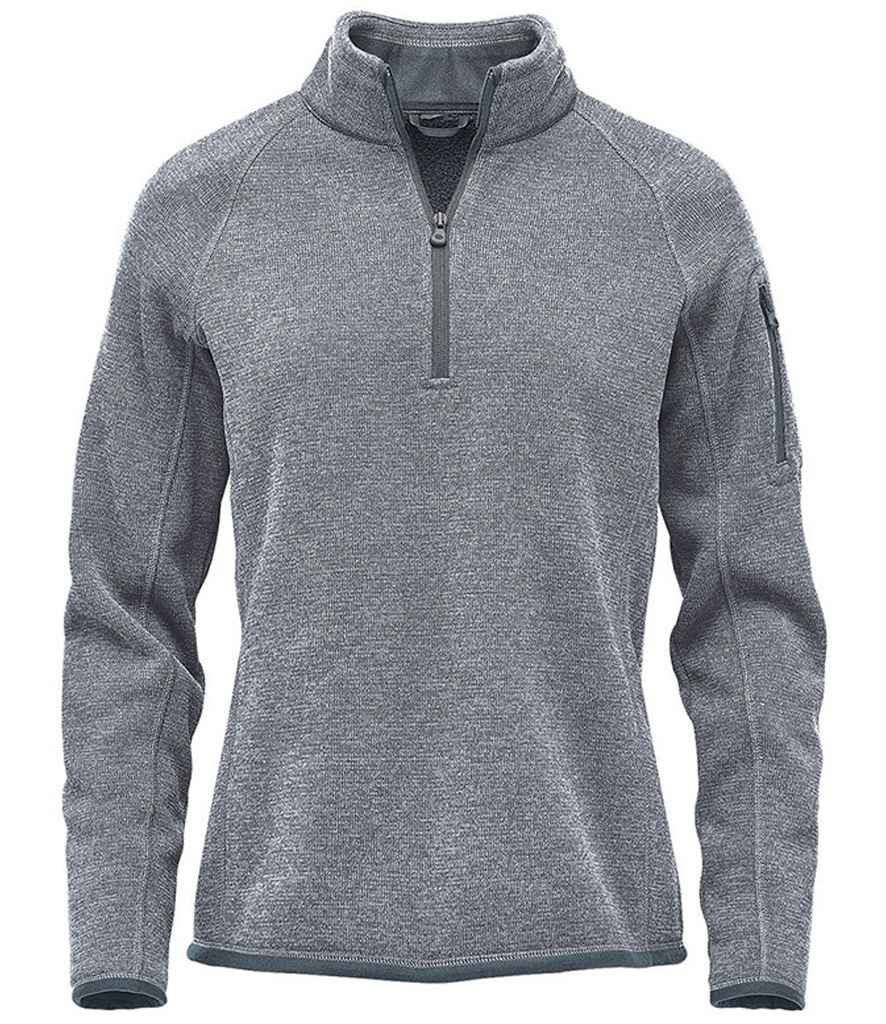 Stormtech Ladies Avalante 1/4 Zip Fleece - Granite Heather