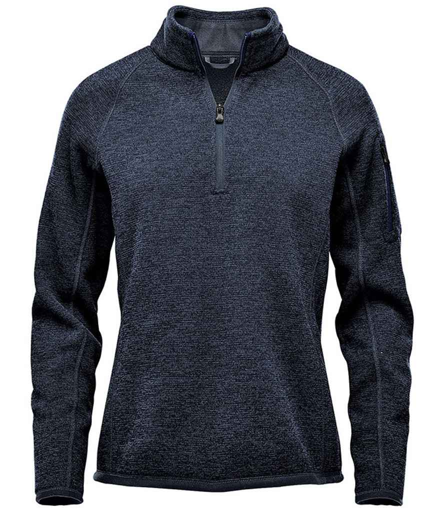 Stormtech Ladies Avalante 1/4 Zip Fleece - Navy Heather
