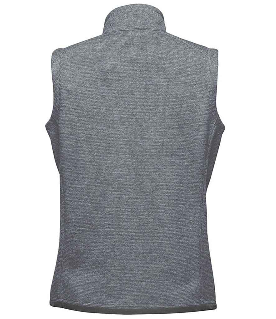 Stormtech Ladies Avalante Full Zip Knitted Fleece Gilet - Granite Heather
