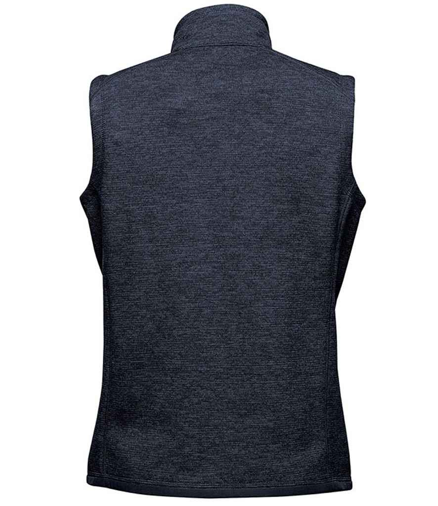 Stormtech Ladies Avalante Full Zip Knitted Fleece Gilet - Navy Heather