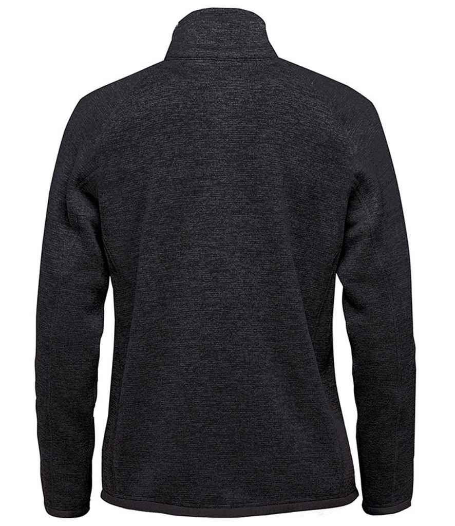 Stormtech Ladies Avalante Full Zip Knitted Fleece Jacket - Black Heather