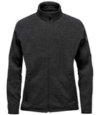 Stormtech Ladies Avalante Full Zip Knitted Fleece Jacket - Black Heather