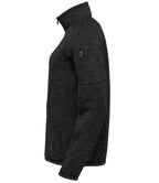 Stormtech Ladies Avalante Full Zip Knitted Fleece Jacket - Black Heather