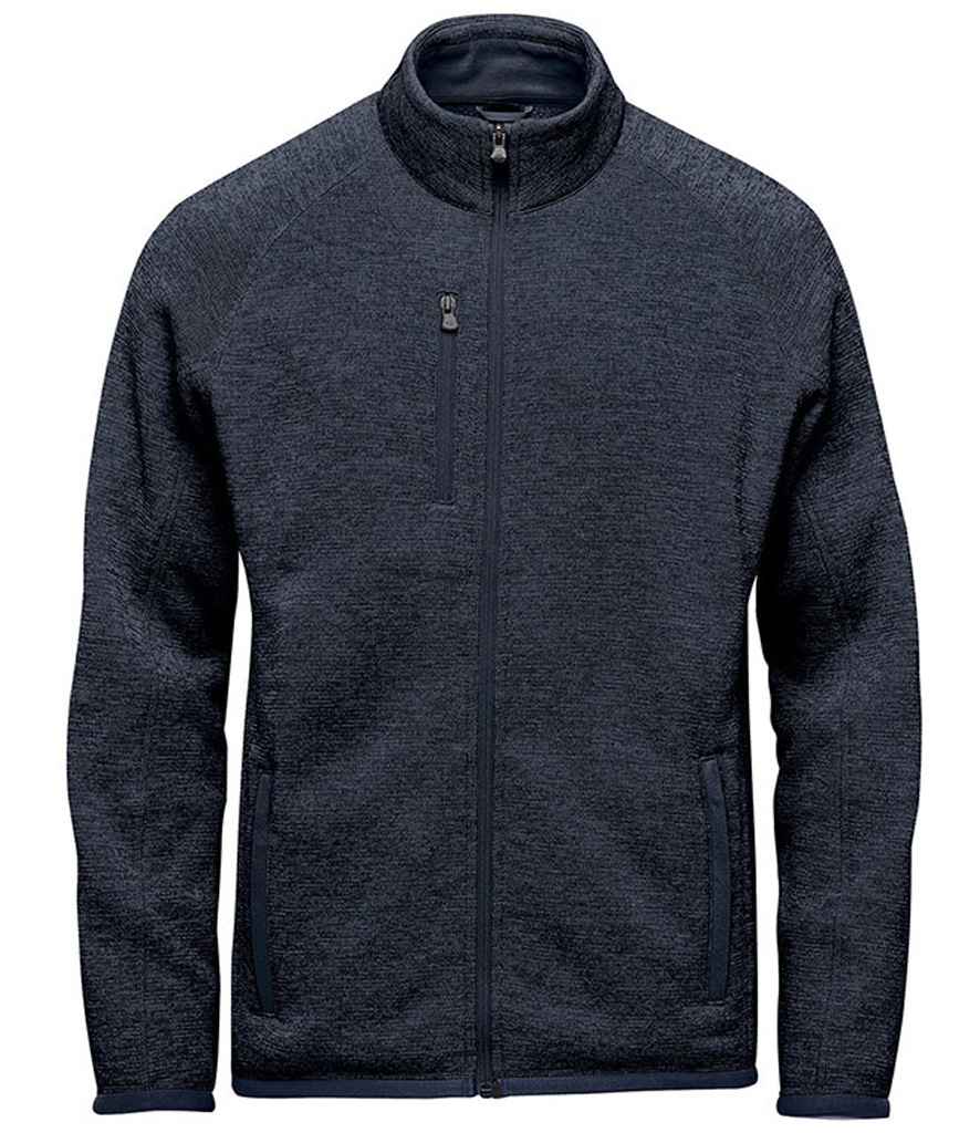 Stormtech Avalante Full Zip Knitted Fleece Jacket - Navy Heather