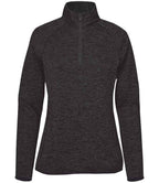 Stormtech Ladies Yosemite 1/2 Zip Pullover - Black Heather