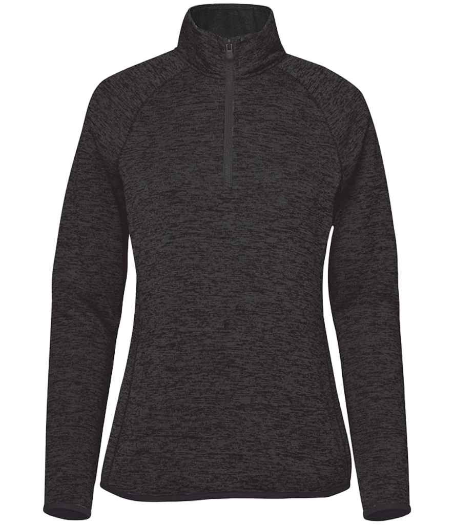 Stormtech Ladies Yosemite 1/2 Zip Pullover - Black Heather